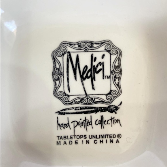 Vintage Handpainted Medici Tabletops Canisters - Picture 7 of 7